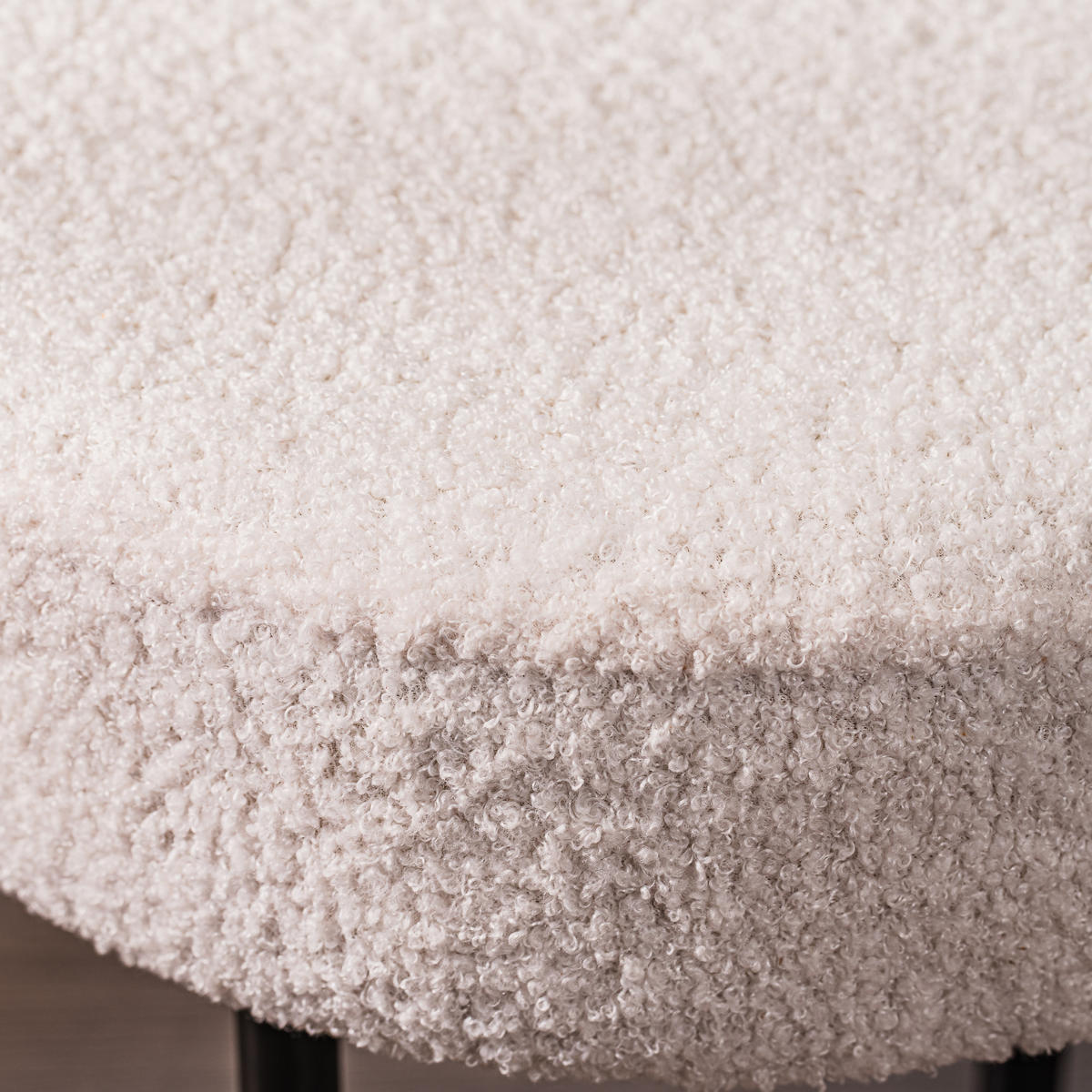 SITZBANK Samt Weiß - Weiß, Textil (100/38/35cm) - Nordlys