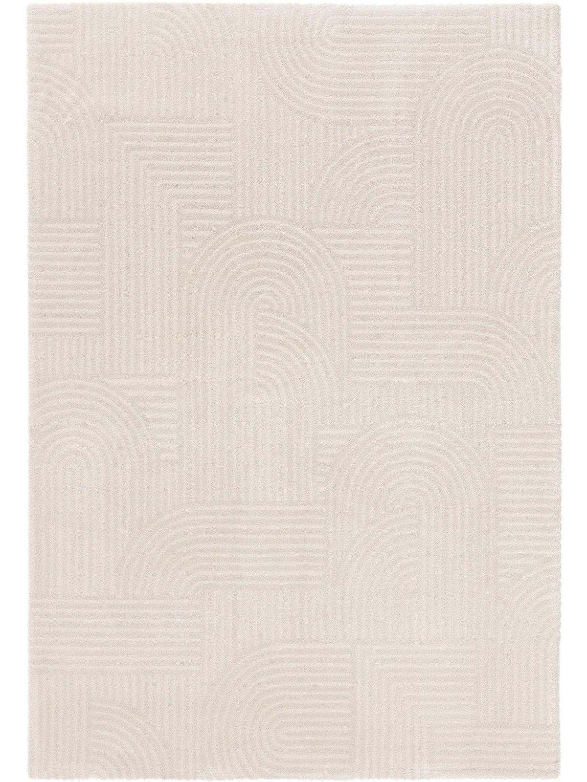 TEPPICH Tacoma Cream 160x230 cm - Creme, Kunststoff/Textil (160/230cm) - benuta Nest