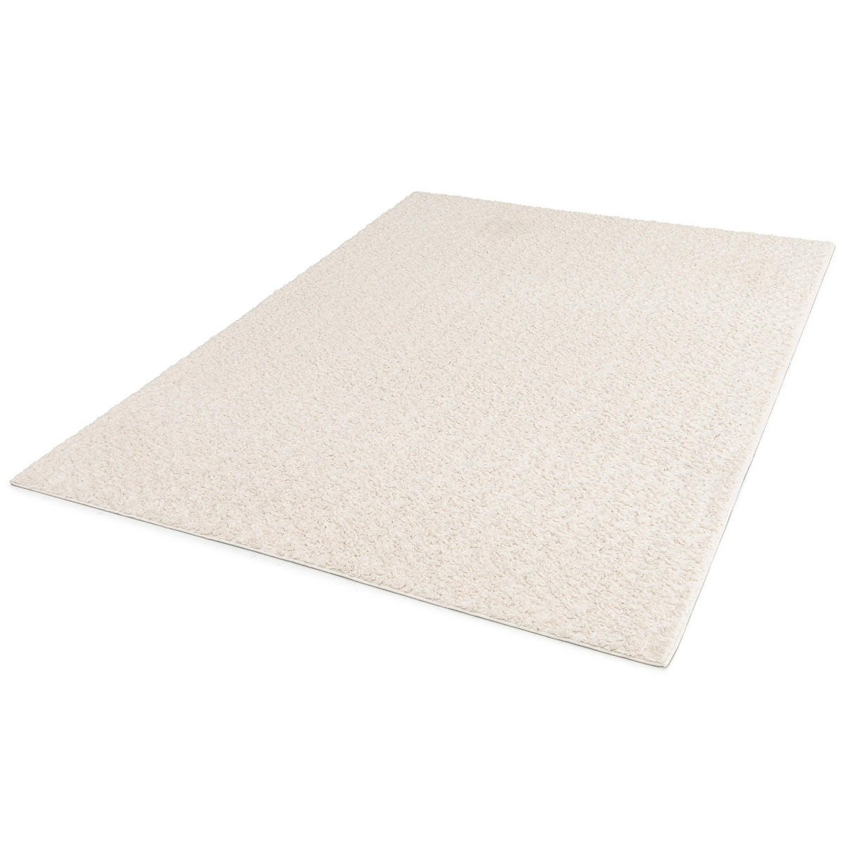 TEPPICH, Ultraweicher im zeitgenössischen Stil weiß - Weiß, Textil (120/160cm) - AFK Living