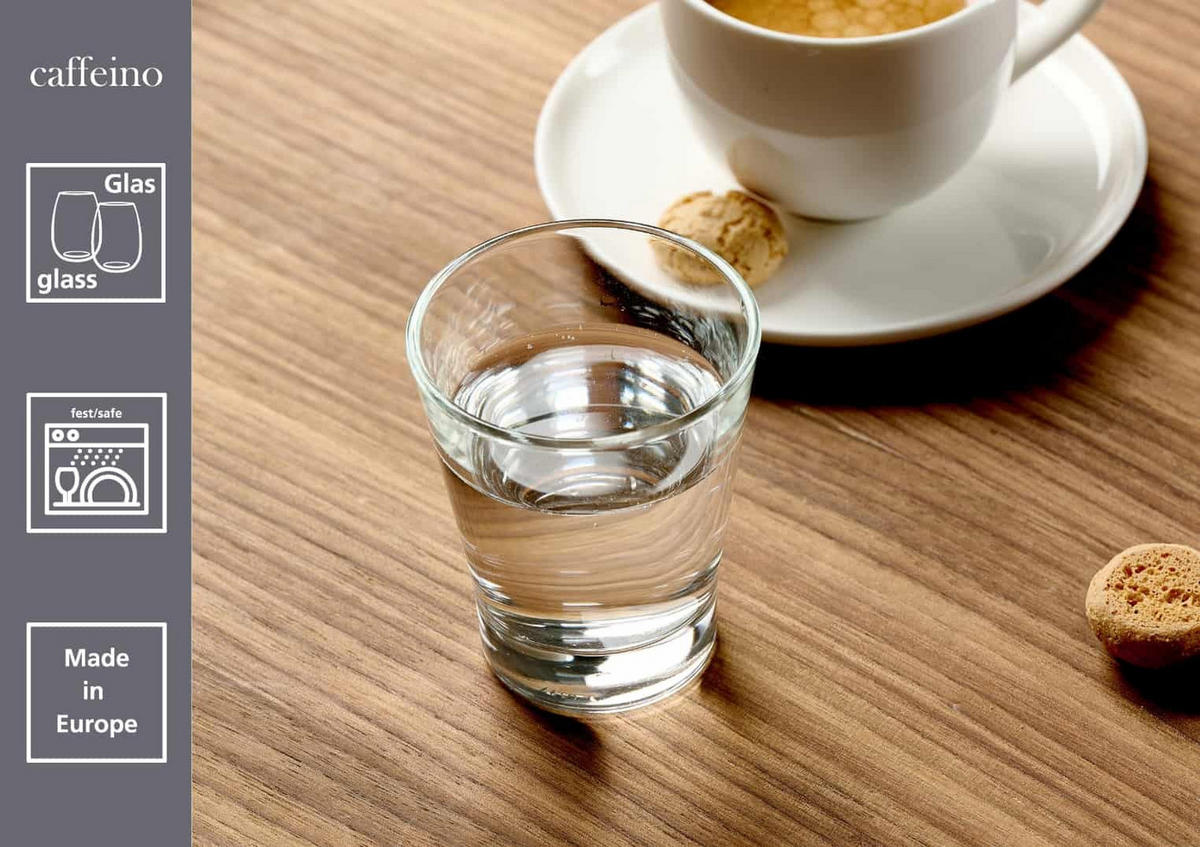 TRINKGLÄSER Caffeino transparent 90 ml 30er Set - Transparent, Glas (90L) - Ritzenhoff Breker