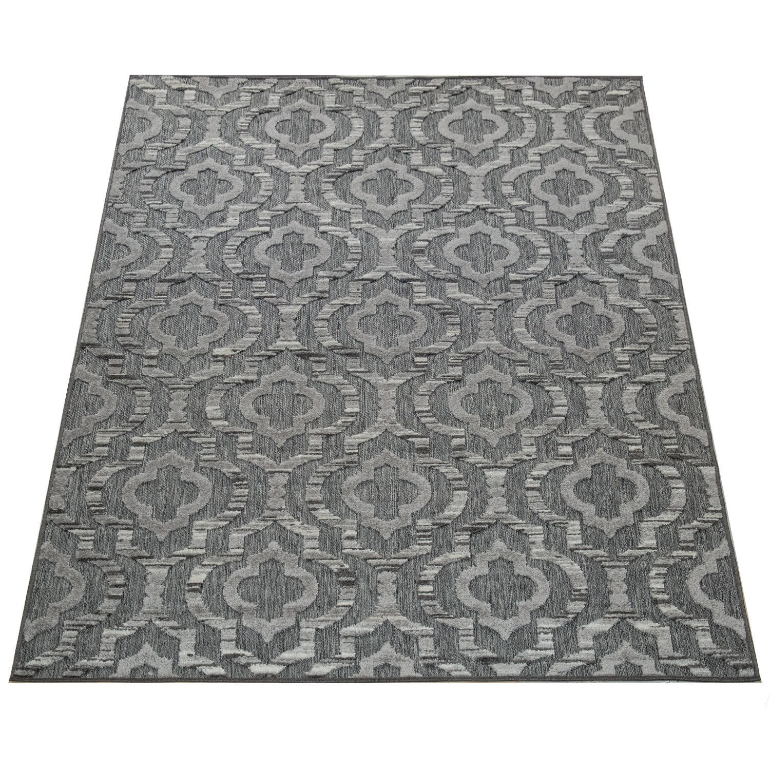OUTDOORTEPPICH 120/170 cm Stilo 861 - Grau, Kunststoff (120/170cm) - Paco Home