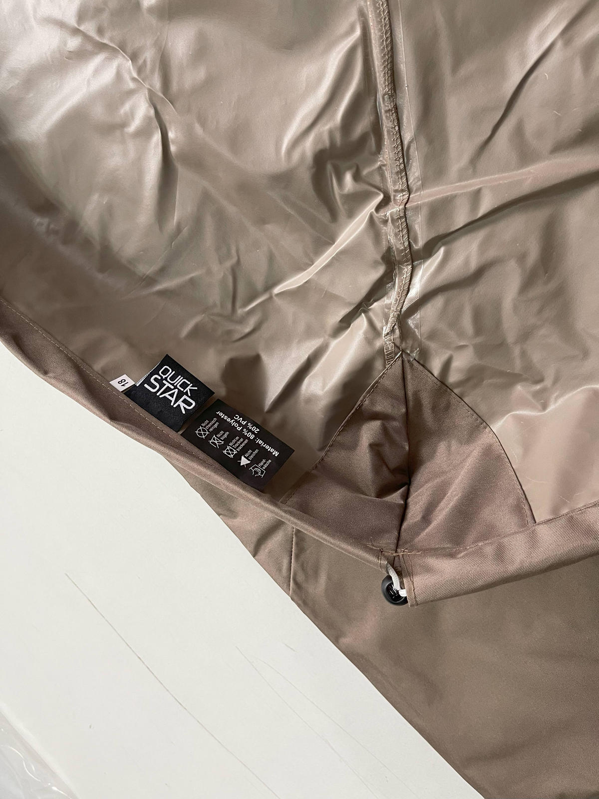 SCHUTZHAUBE 3x3m Hardtop Gartenpavillon Antik Pavillon Partyzelt Taupe - Taupe, Textil (300/1/300cm) - QUICK STAR