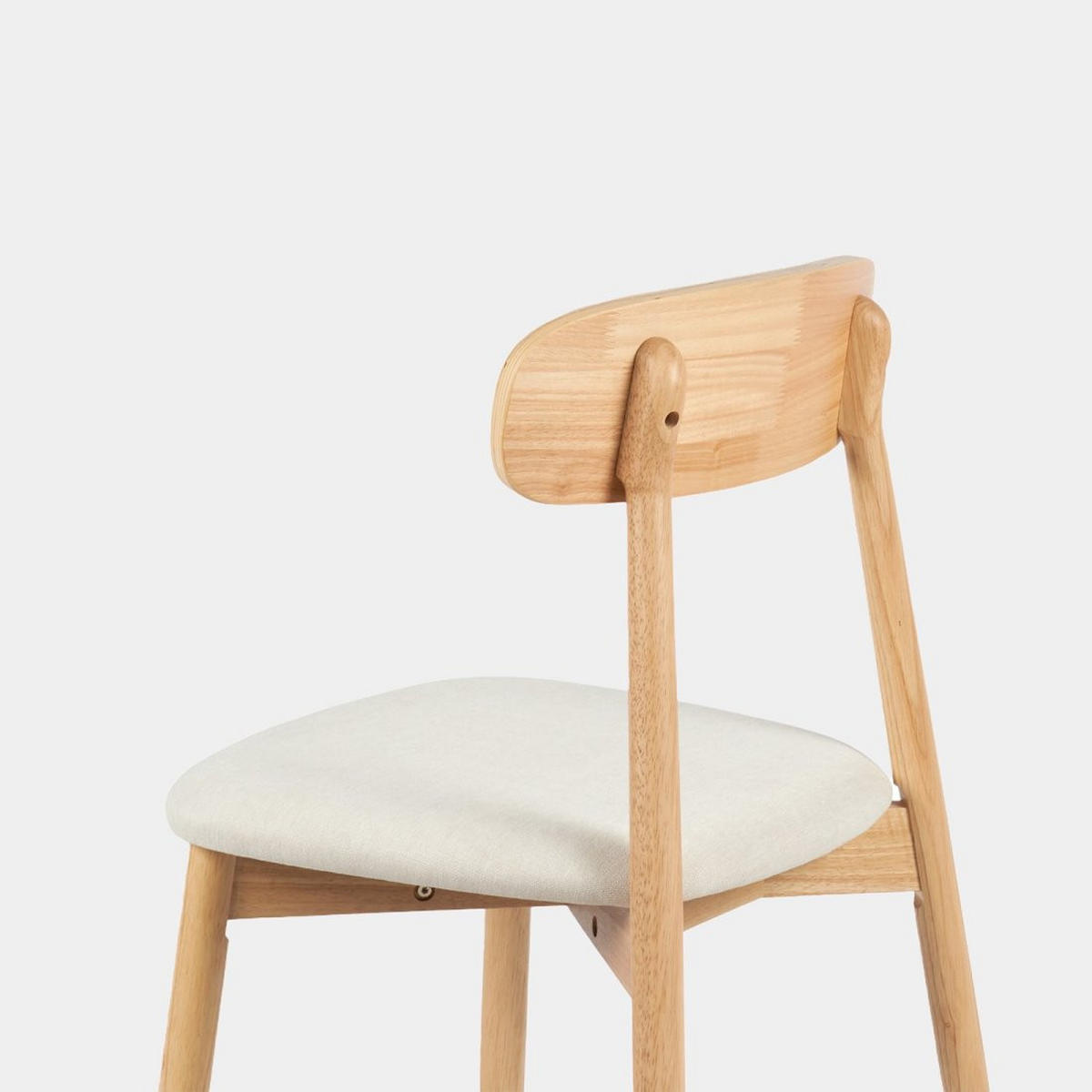 ESSZIMMERSTUHL Leyre Natürlich 46 cm x 83 cm - Naturfarben, Textil (46/83/55cm) - Klast Home