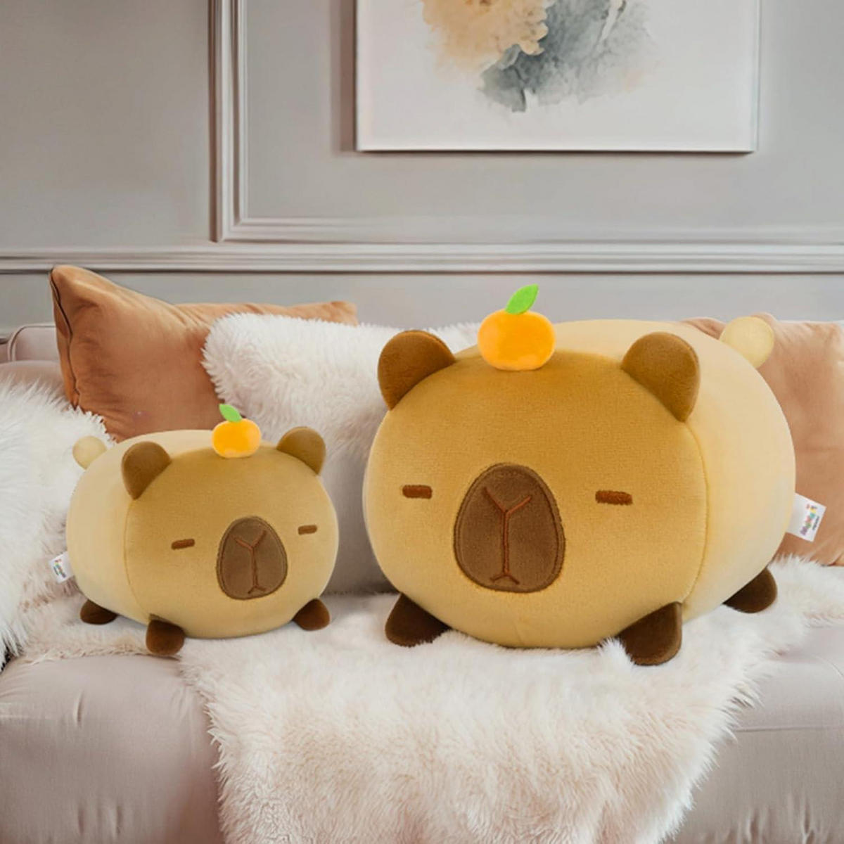 STOFFTIER Capybara 40 cm - Braun, Textil (22/26cm)