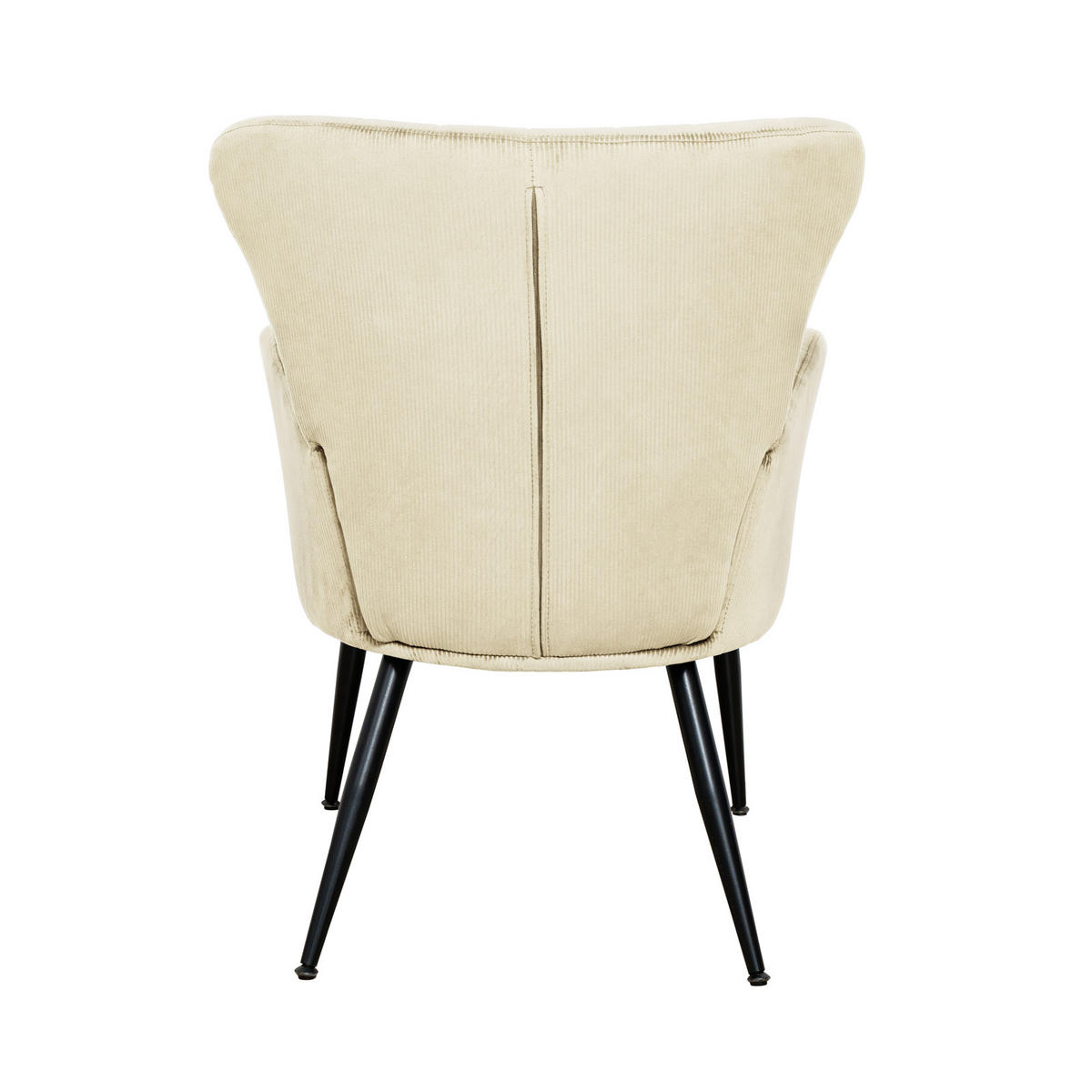 SESSEL SANSA Cord Weiß - Weiß, Textil (64/85/66cm) - SVITA