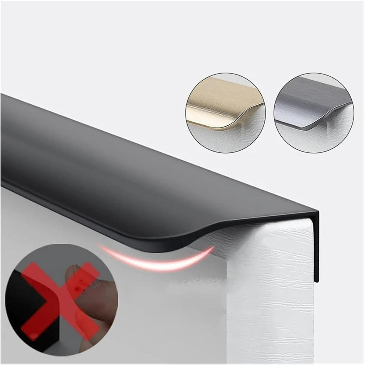 MÖBELGRIFF Gold 10er-Set 120 mm - Goldfarben, Metall (4/12/4cm)