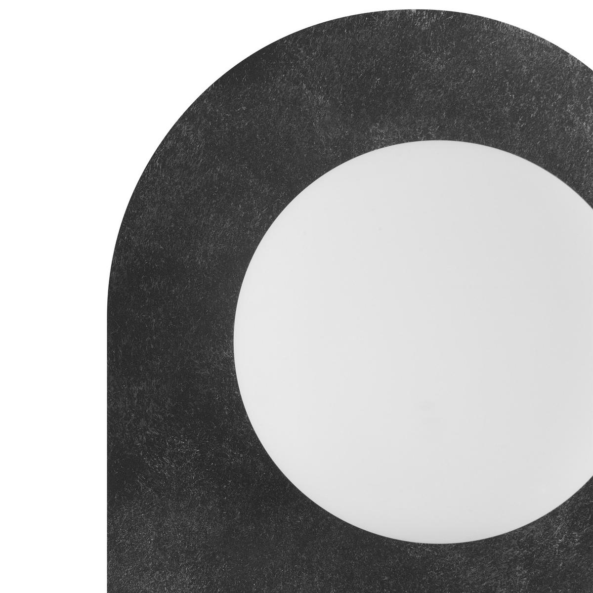 WANDLAMPE Grau/Weiß Mapi - Weiß/Grau, Metall (20/40/18cm) - Beliani