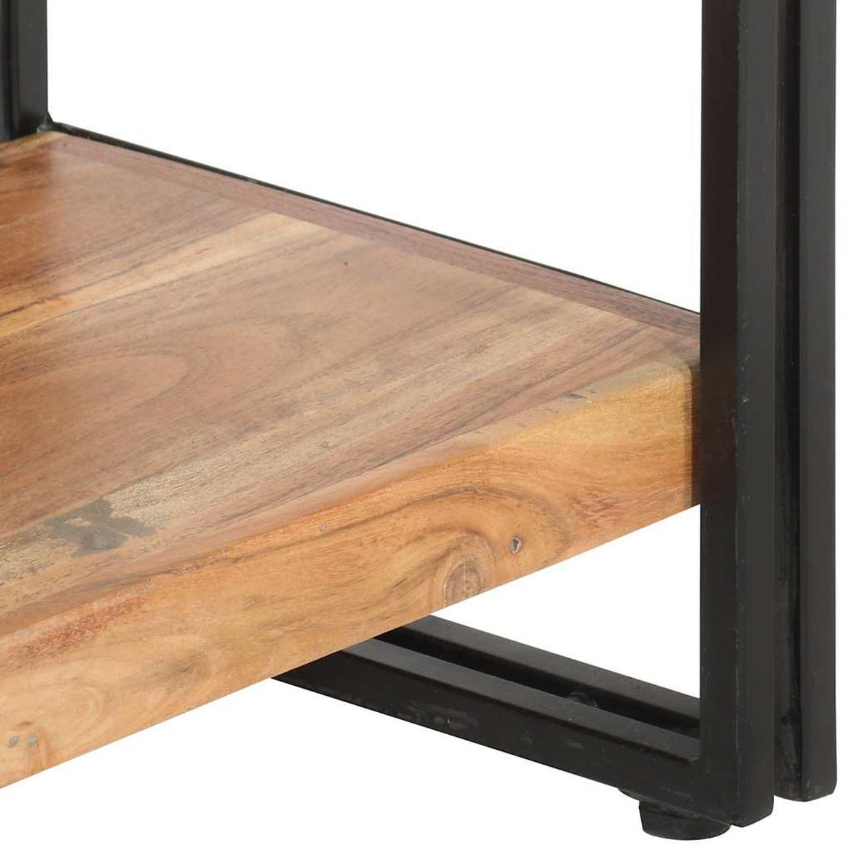 BÜCHERREGAL 5 Fächer 60/30/180 Cm Akazie Massivholz - Braun, Holz (30/180/60cm) - vidaXL