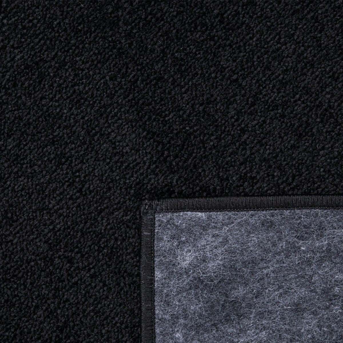 KURZFLORTEPPICH 160/160 cm Porto 890 - Schwarz, Textil (160/160cm) - Paco Home
