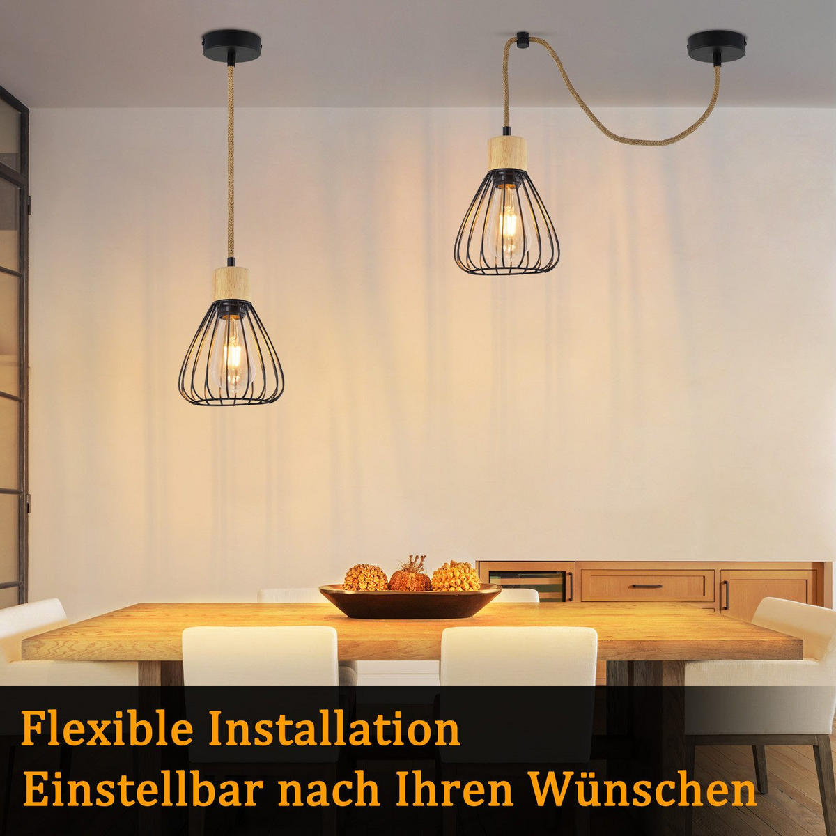 HÄNGELEUCHTE Nyxg 15.5/10/142 cm - Beige, Metall (15.5/10/142cm) - ZMH