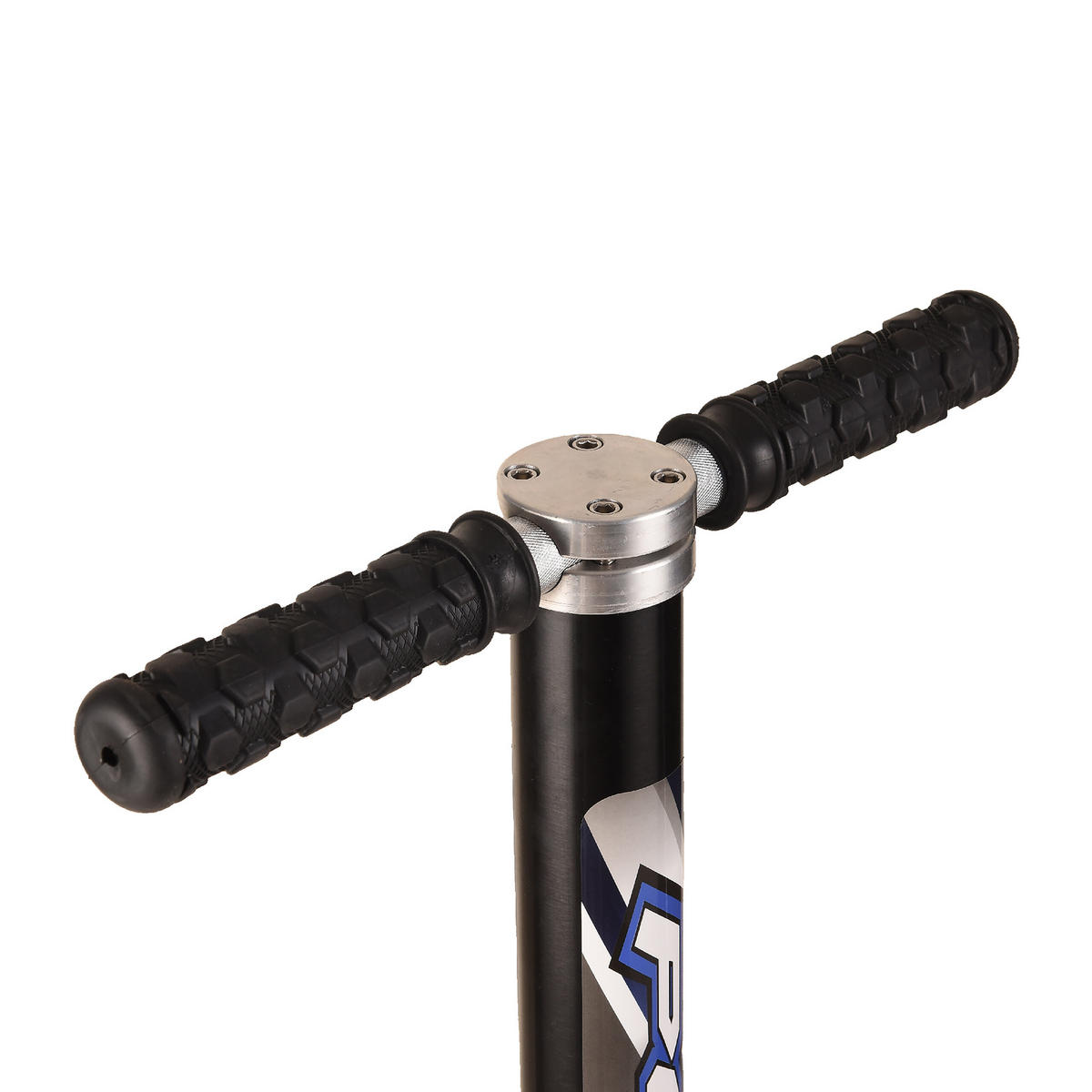 POGO-STICK - Schwarz, Kunststoff/Metall (42/9.5cm) - Relaxdays