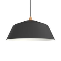 HÄNGELEUCHTE - Schwarz, Metall (50/50/17cm) - Lumicom