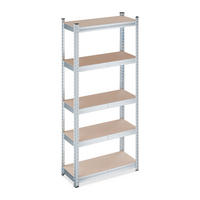 SCHWERLASTREGAL - Multicolor, Holzwerkstoff/Kunststoff (70/150/30cm) - Relaxdays