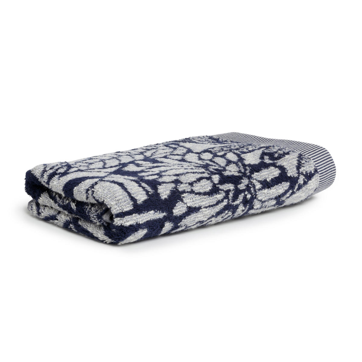 DUSCHTUCH BROOKLYN - Blau/Naturfarben, Textil (80/150cm) - MÖVE