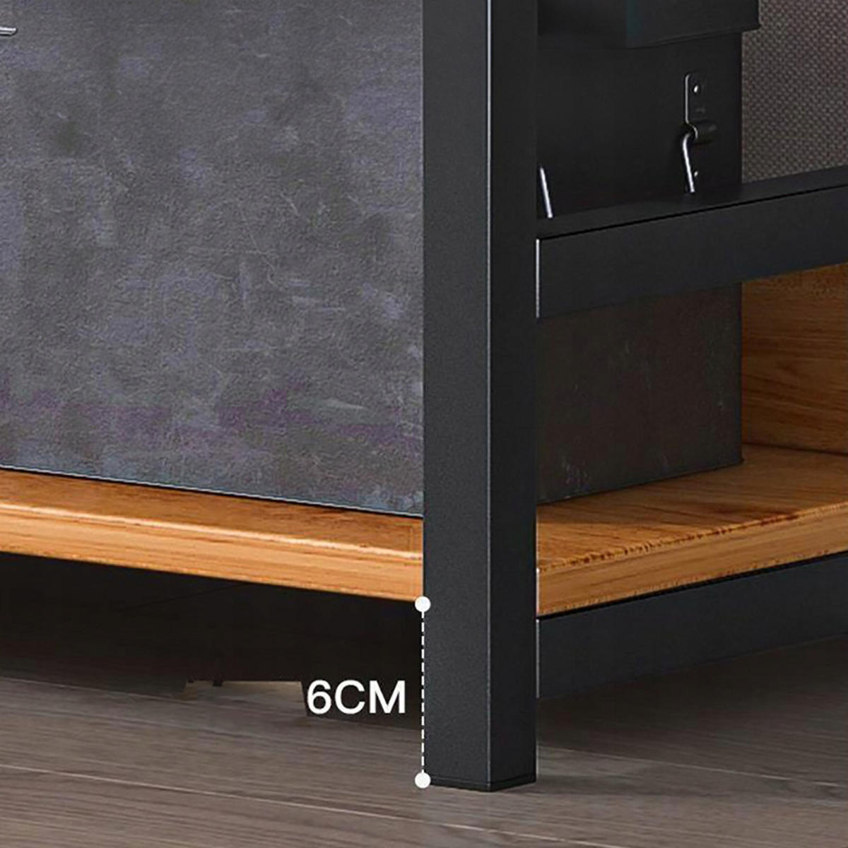 BÜCHERREGAL, braun, 80/30/174 cm - Schwarz/Braun, Holz/Metall (80/174/30cm) - MUVU