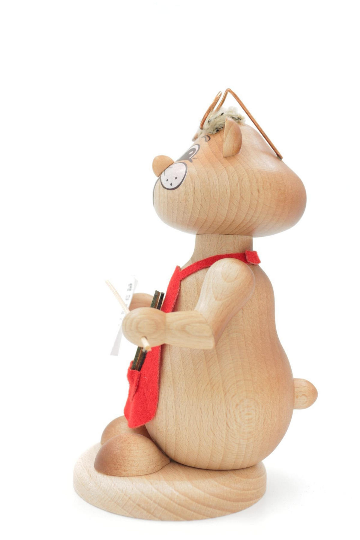 RAUCHFIGUR Hamster Optiker 18 cm - Multicolor, Holz (12/18/0.1cm)