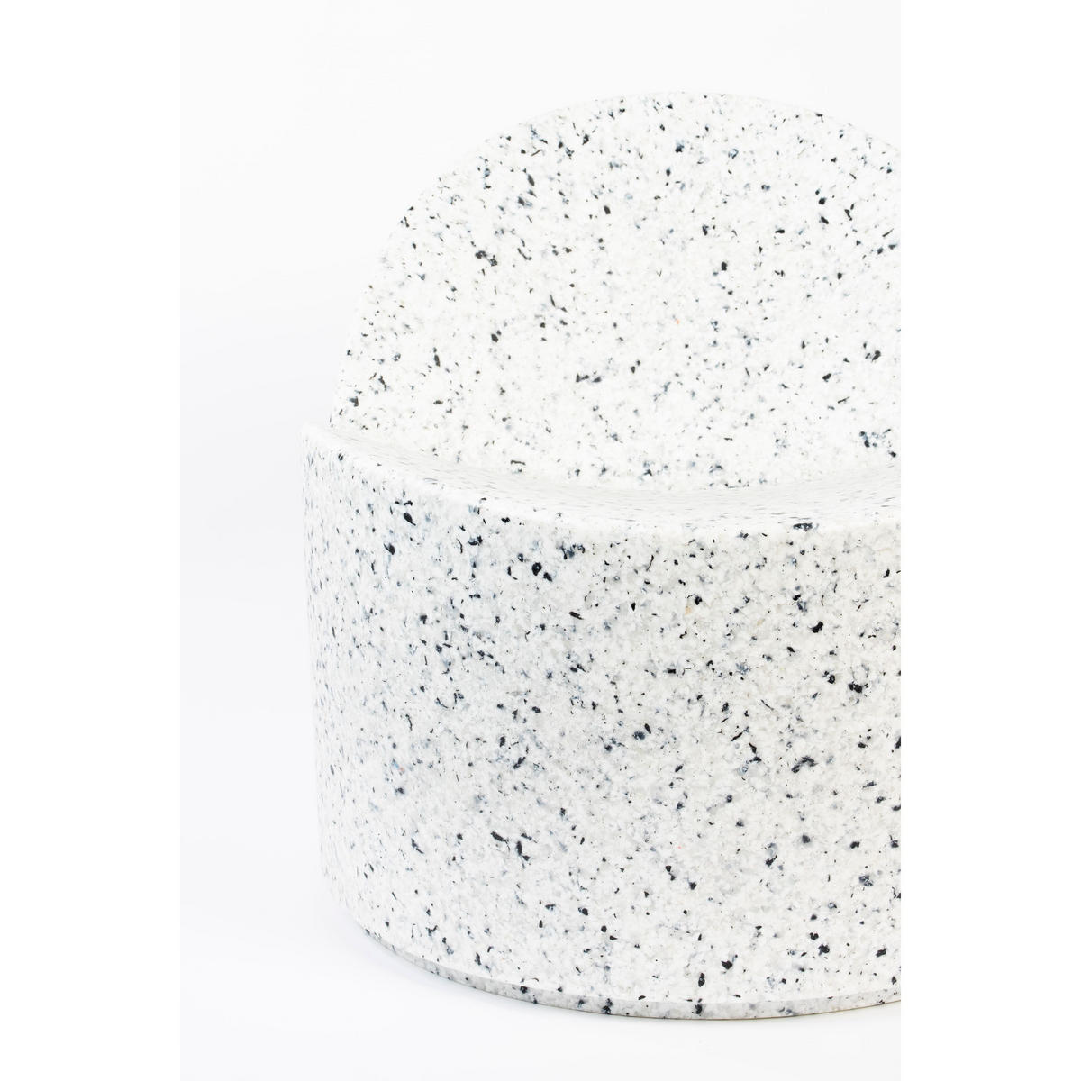 SESSEL Bloom Weiß/Terazzo - Weiß, Kunststoff (69/70/72cm) - Zuiver