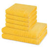 FROTTIERSET Carre 6-teilig - Gelb, Textil (50/100cm) - Ross