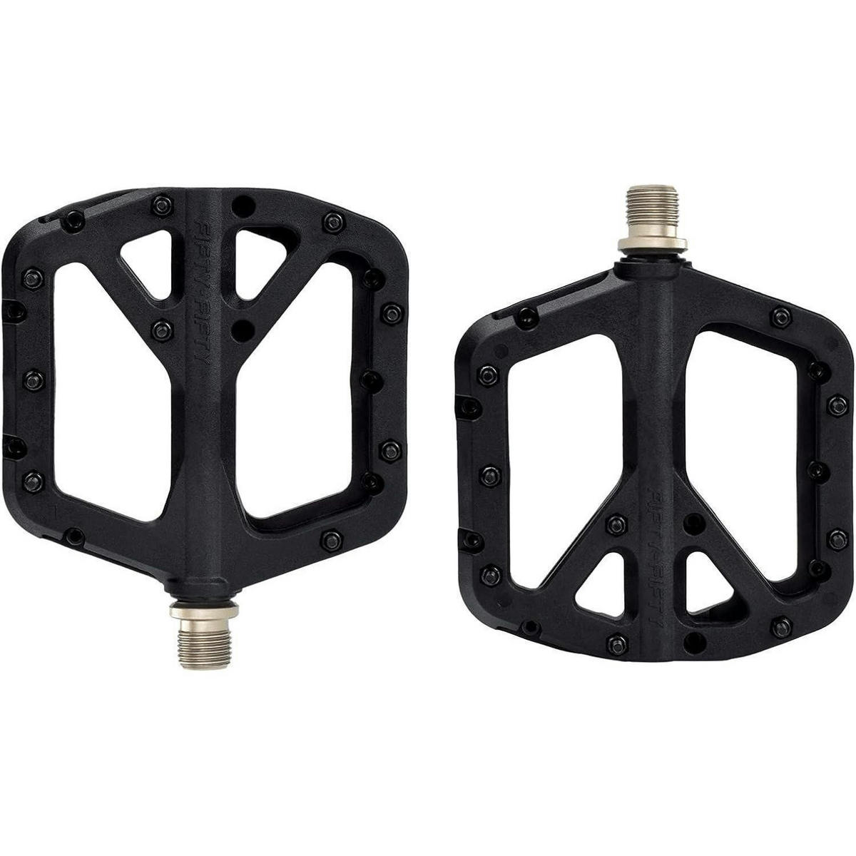 FAHRRADPEDALE Nylon Composite Schwarz - Schwarz, Kunststoff (10.4/1.5/10.6cm)