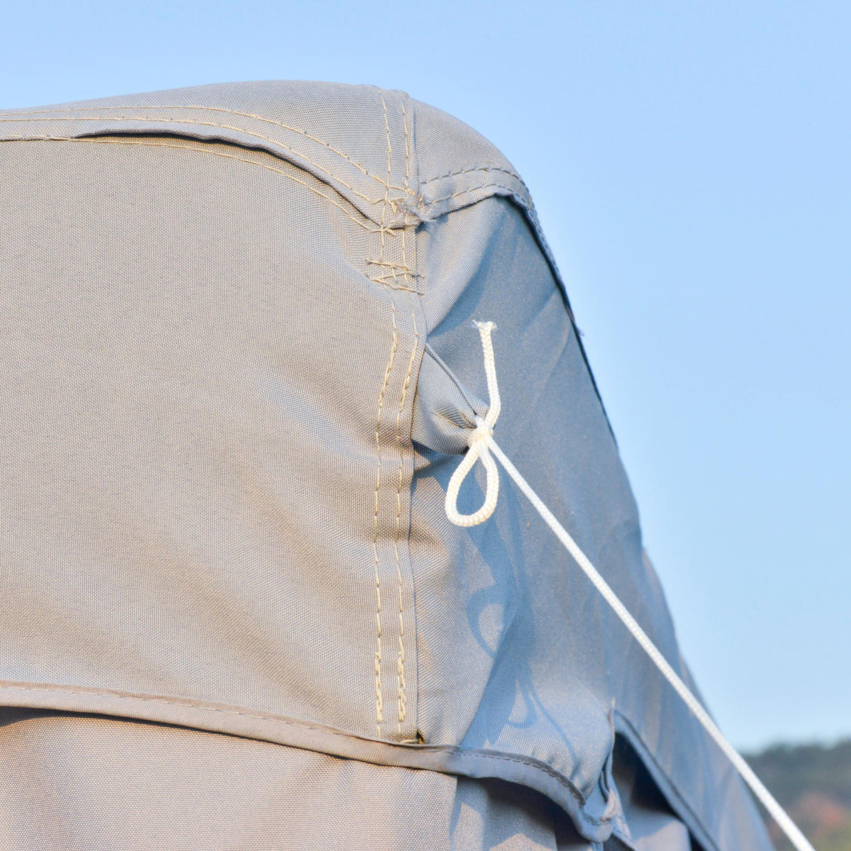 GARTENPAVILLON Pavillon 3x3 m Hellgrau - Grau, Metall (294/265/294cm) - ComfortXL