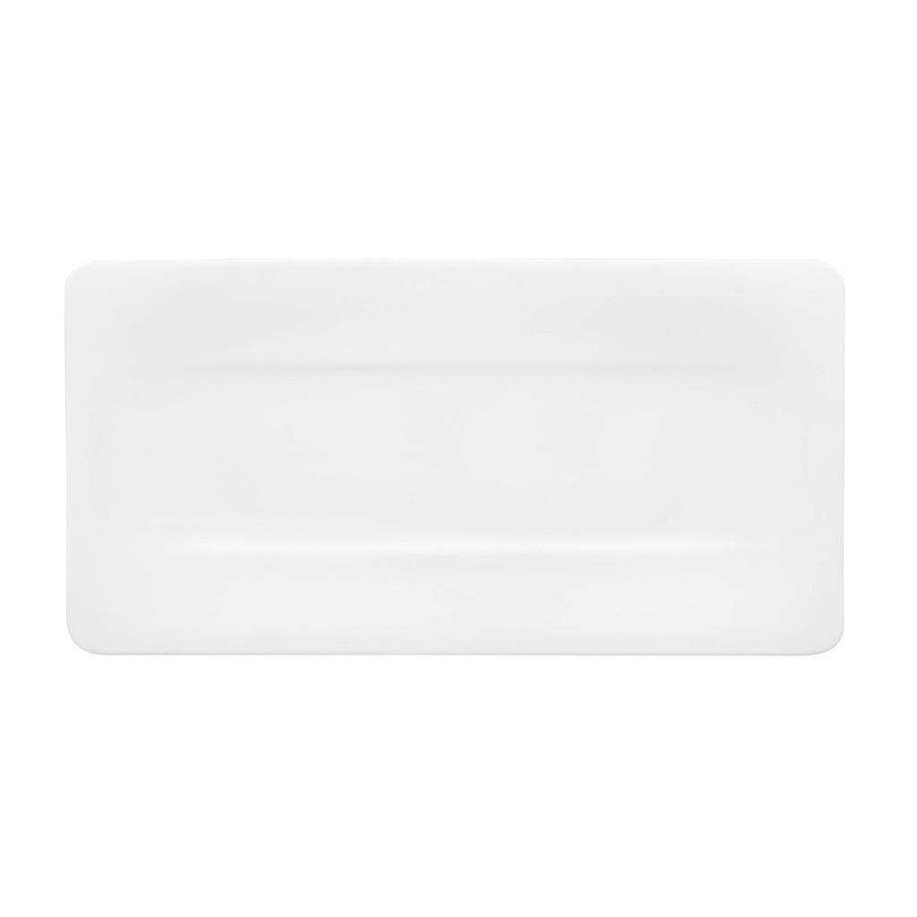 SERVIERTELLER Modern Grace weiß 35 x 18 cm - Weiß, Keramik (17.8/2.5/34.7cm) - Villeroy & Boch