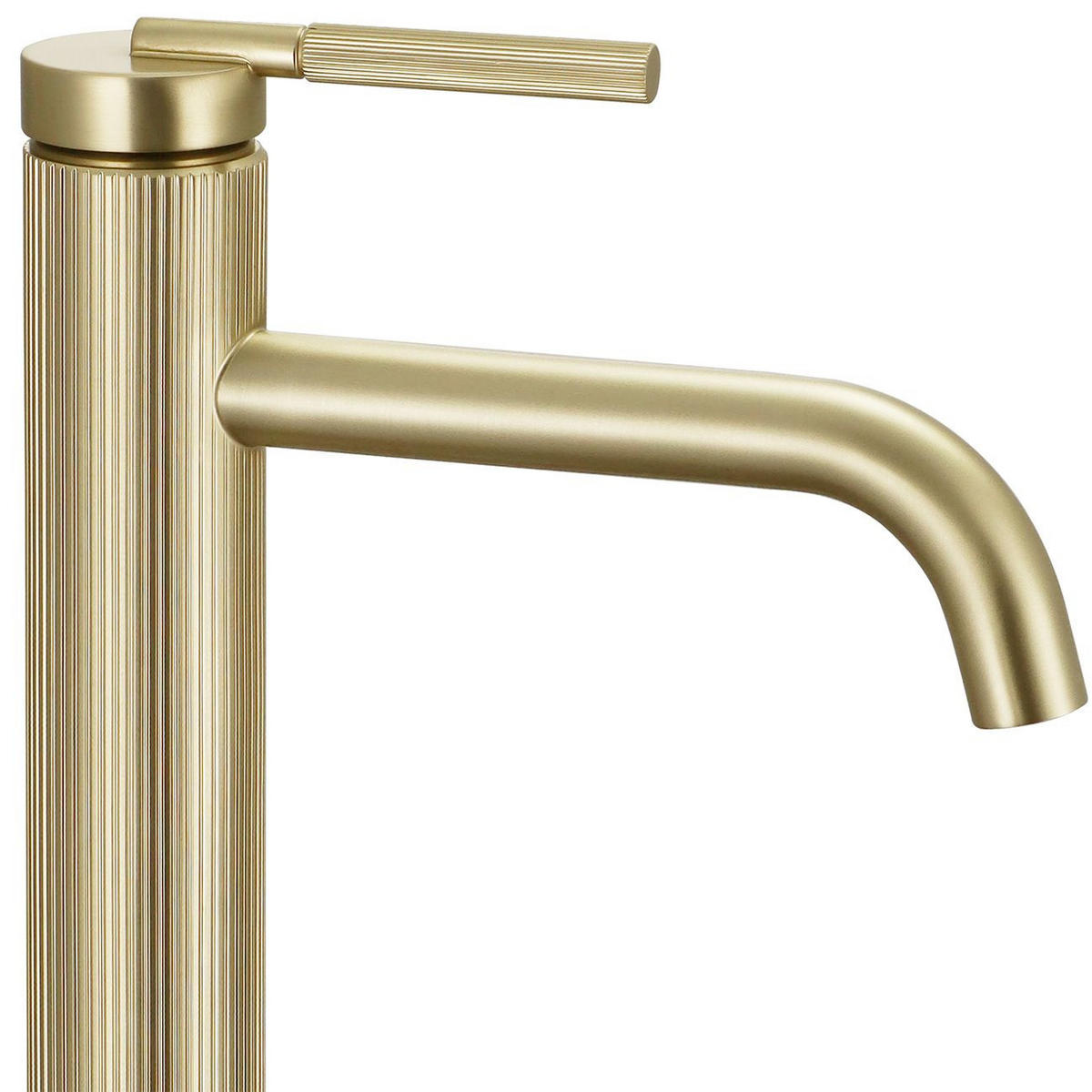 WASCHBECKENARMATUR Rea Argon Brush Gold High - Goldfarben, Metall (5/29.5/14.5cm) - REA