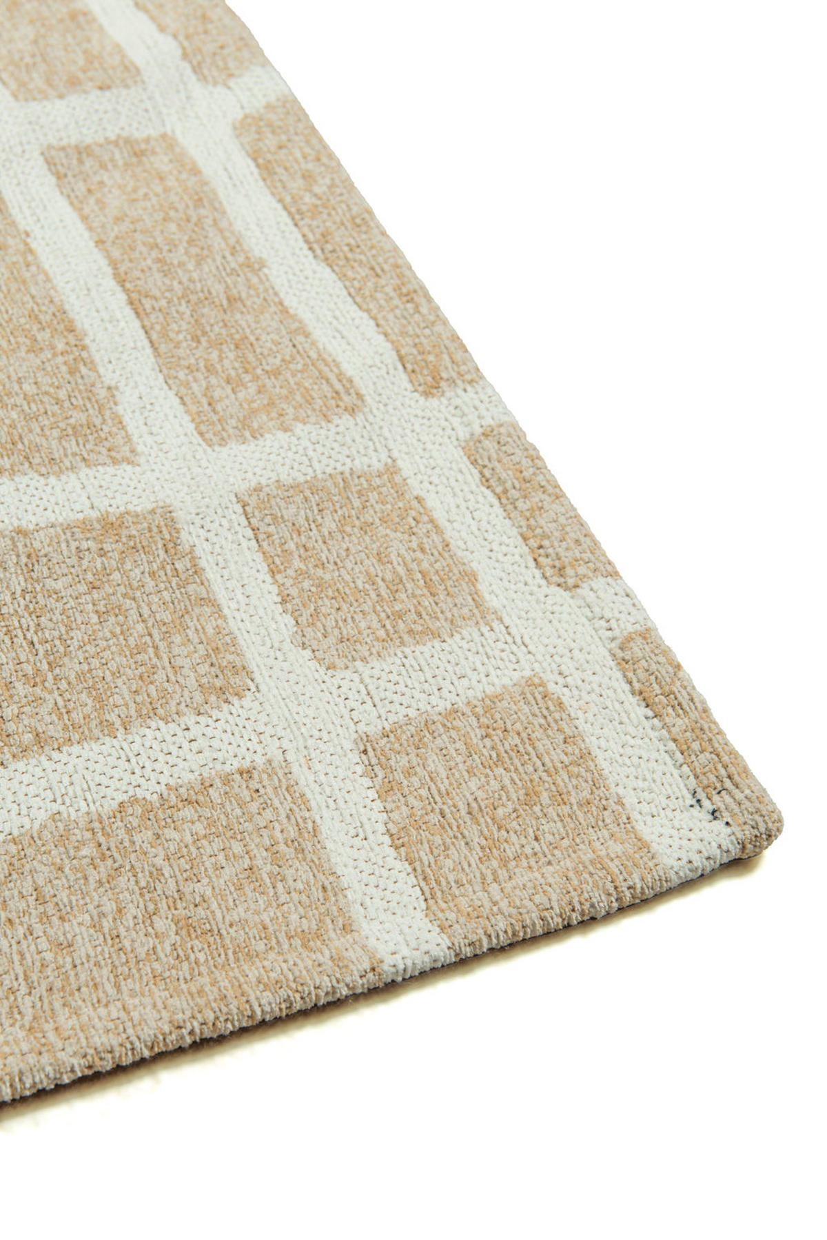 TEPPICH modern Flachgewebe VERO Beige 170 x 240 cm - Beige, Textil (170/240cm) - Novatrend