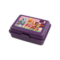 BROTDOSE Paw Patrol Skye, Everest und Zuma Lila 17,5 x 12,8 x 6,9 cm - Lila, Kunststoff (17.5/6.9/12.8cm) - Paw Patrol