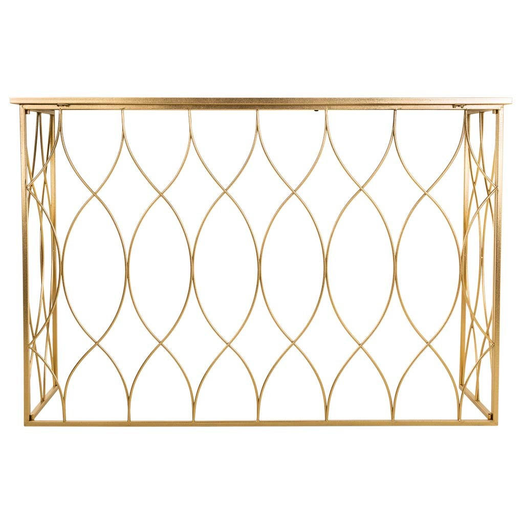 KONSOLE 120x40x80 cm - Goldfarben, Metall (40/120/80cm) - Wanderlust