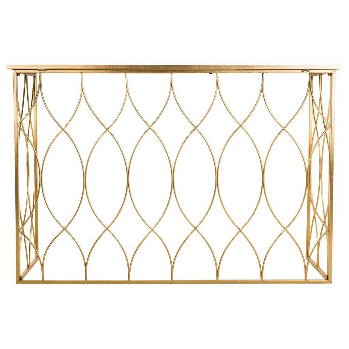 KONSOLE 120x40x80 cm - Goldfarben, Metall (40/120/80cm) - Wanderlust