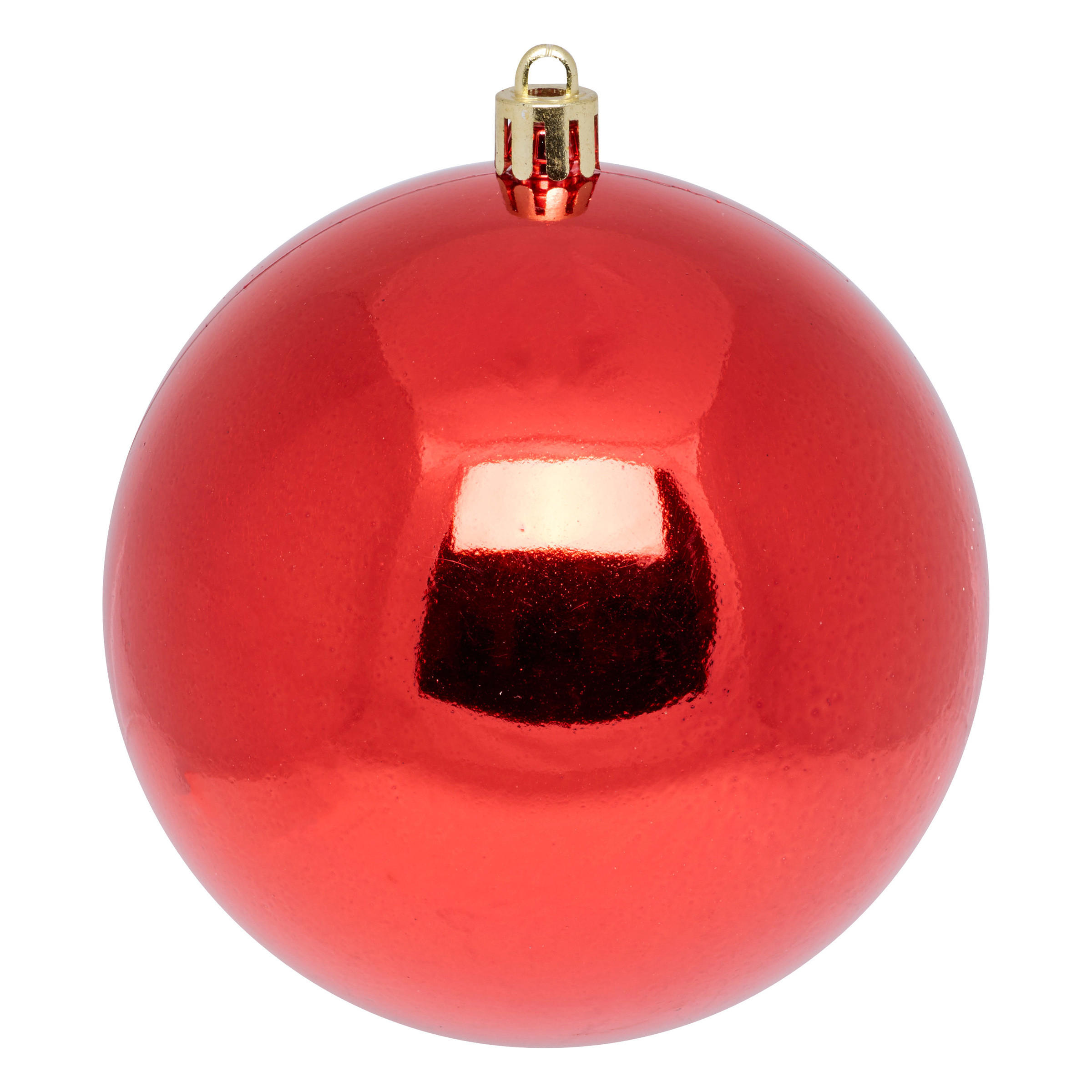 CHRISTBAUMKUGELN 10 cm 4er-Set - Rot, Kunststoff (10/10/10cm) - Atmosphera Createur d´interieur