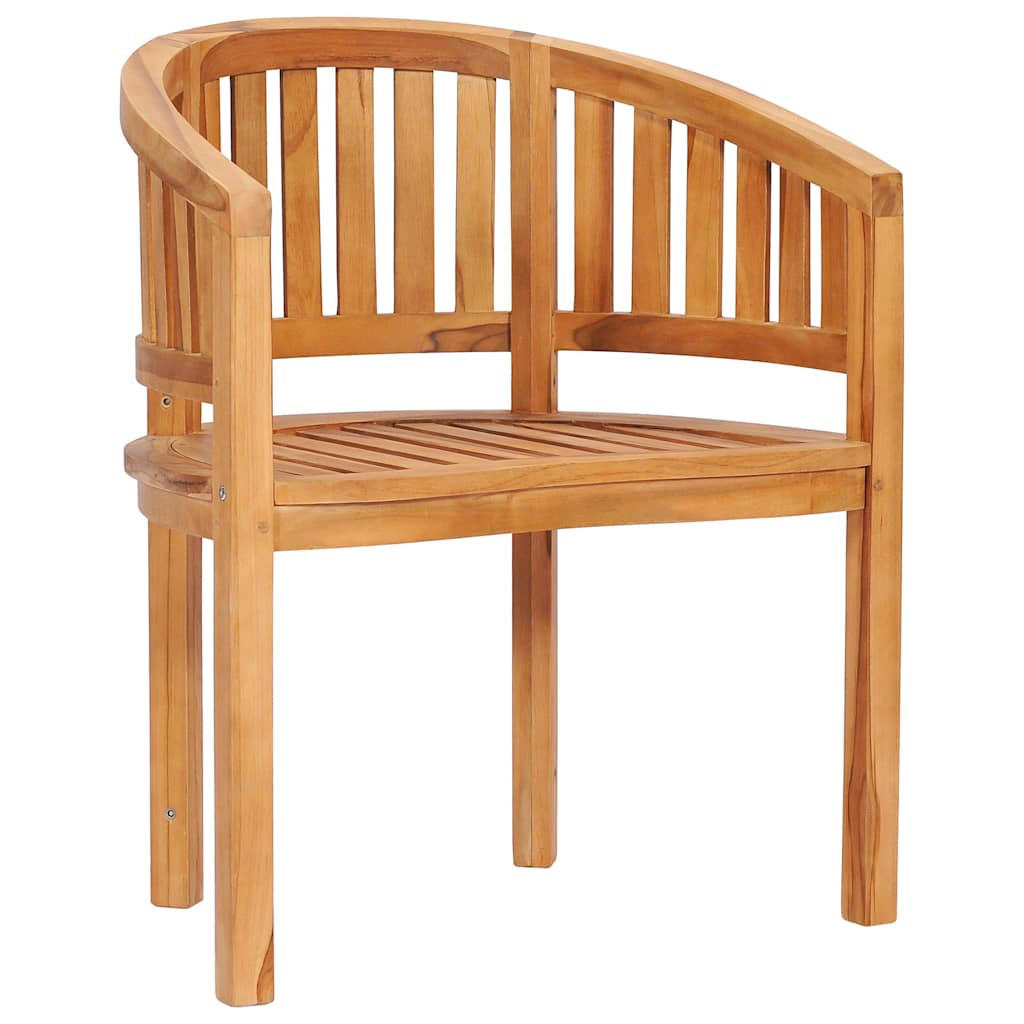 vidaXL Bananenstuhl Braun 68x86x52 cm
