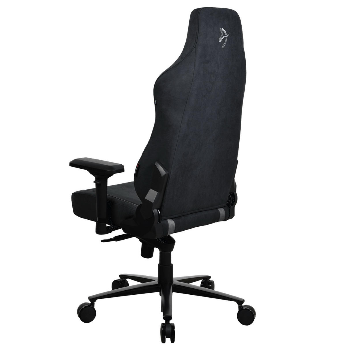 GAMINGSTUHL Vernazza Supersoft™ Stoff Schwarz - Schwarz/Grau, Textil/Metall (68/135/50cm) - Arozzi