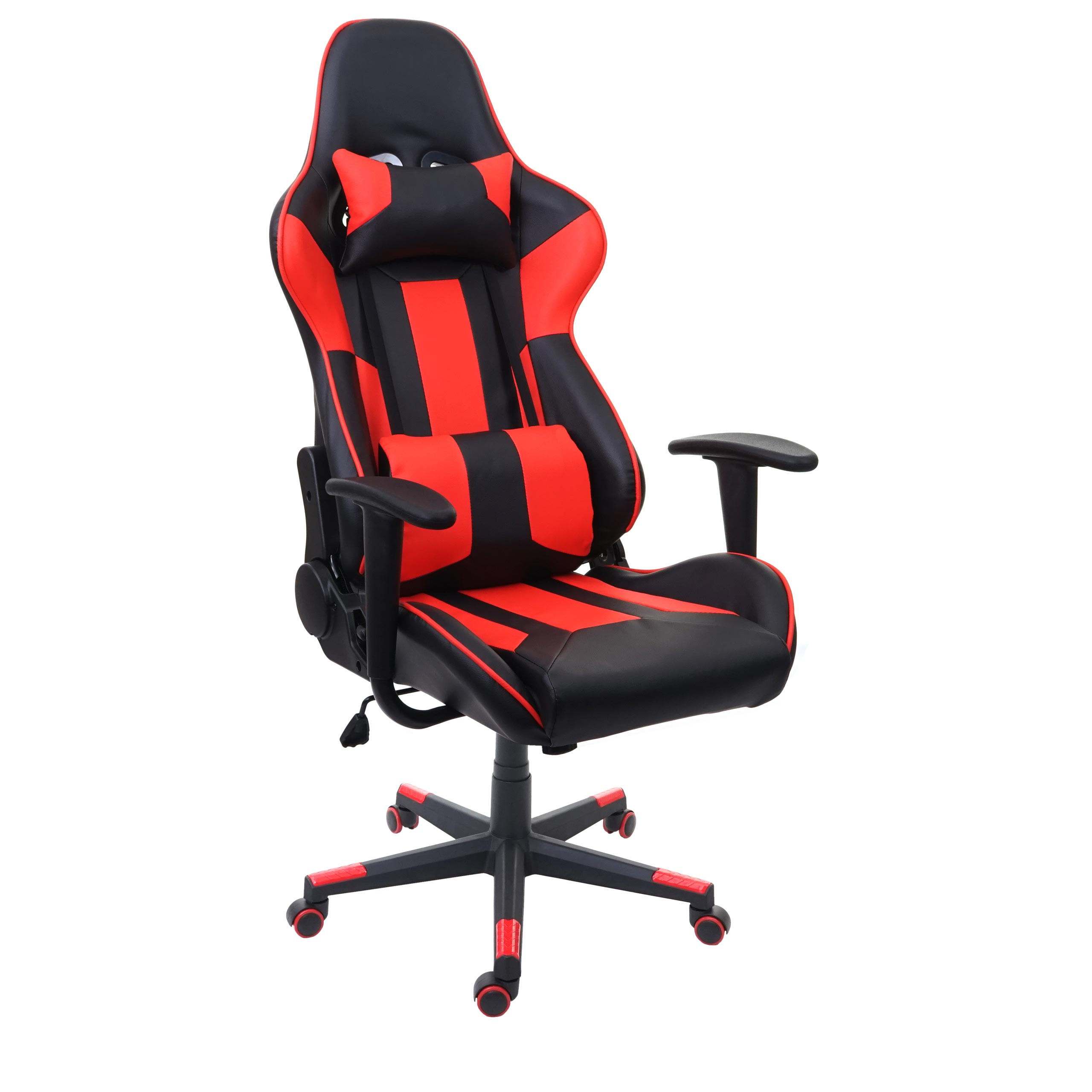 BÜROSTUHL Schwarz, Rot - Rot/Schwarz, Textil (67/136/69cm) - MCW