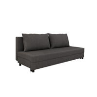 SCHLAFSOFA Facile mit Bettkasten – Moderne 2-in-1 Couch mit Stauraum, dunkelgrau - Dunkelgrau, Holz (194/48/71cm) - Panda Möbel