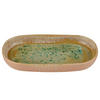 SERVIERSCHALE Sintra - Grün, Keramik (30/18/3.8cm) - Butlers