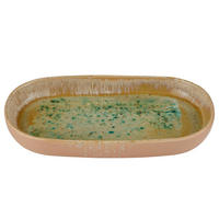 SERVIERSCHALE Sintra - Grün, Keramik (30/18/3.8cm) - Butlers