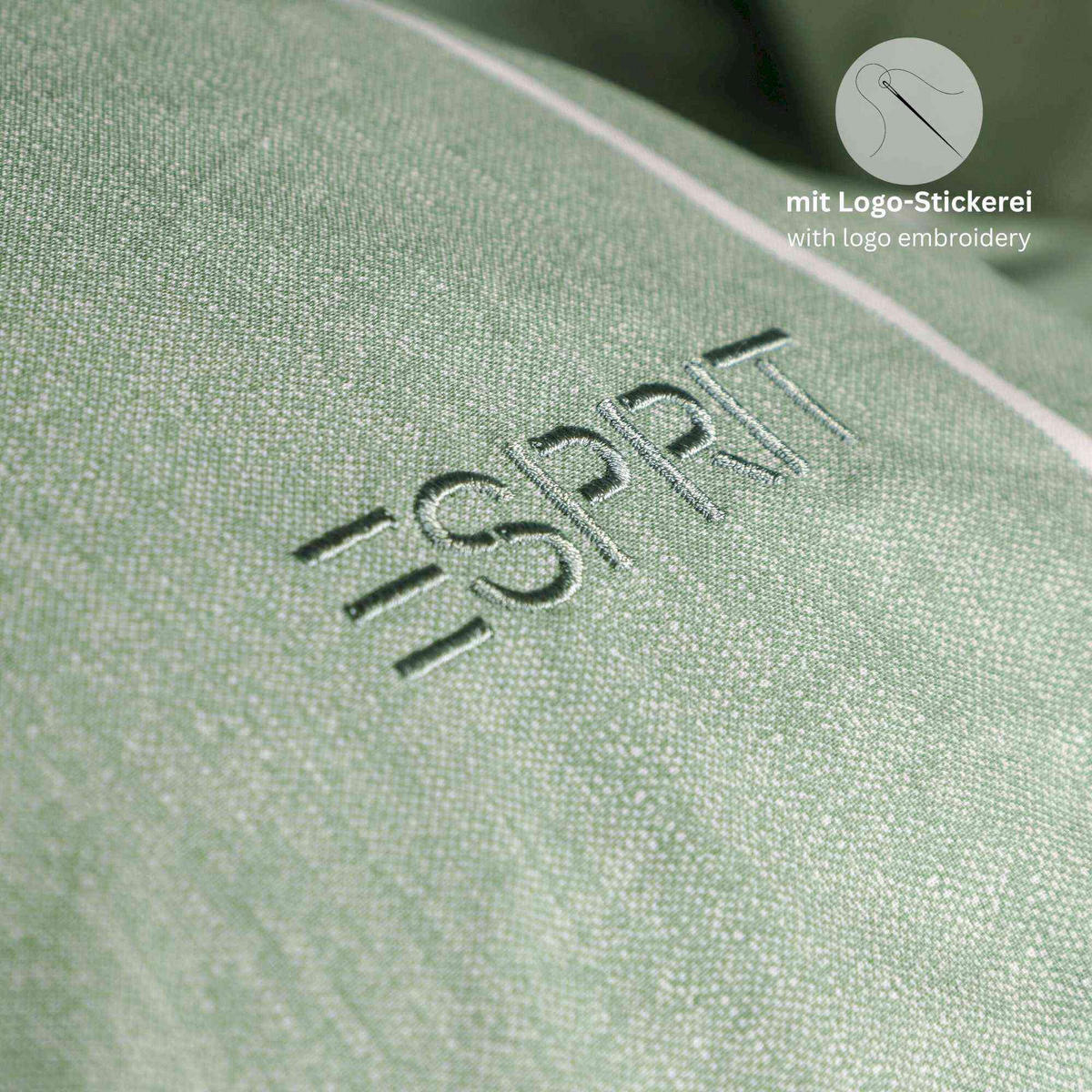 RENFORCE BETTWÄSCHE HARPLINES 2er Set - Grün, Textil (135/200cm) - Esprit
