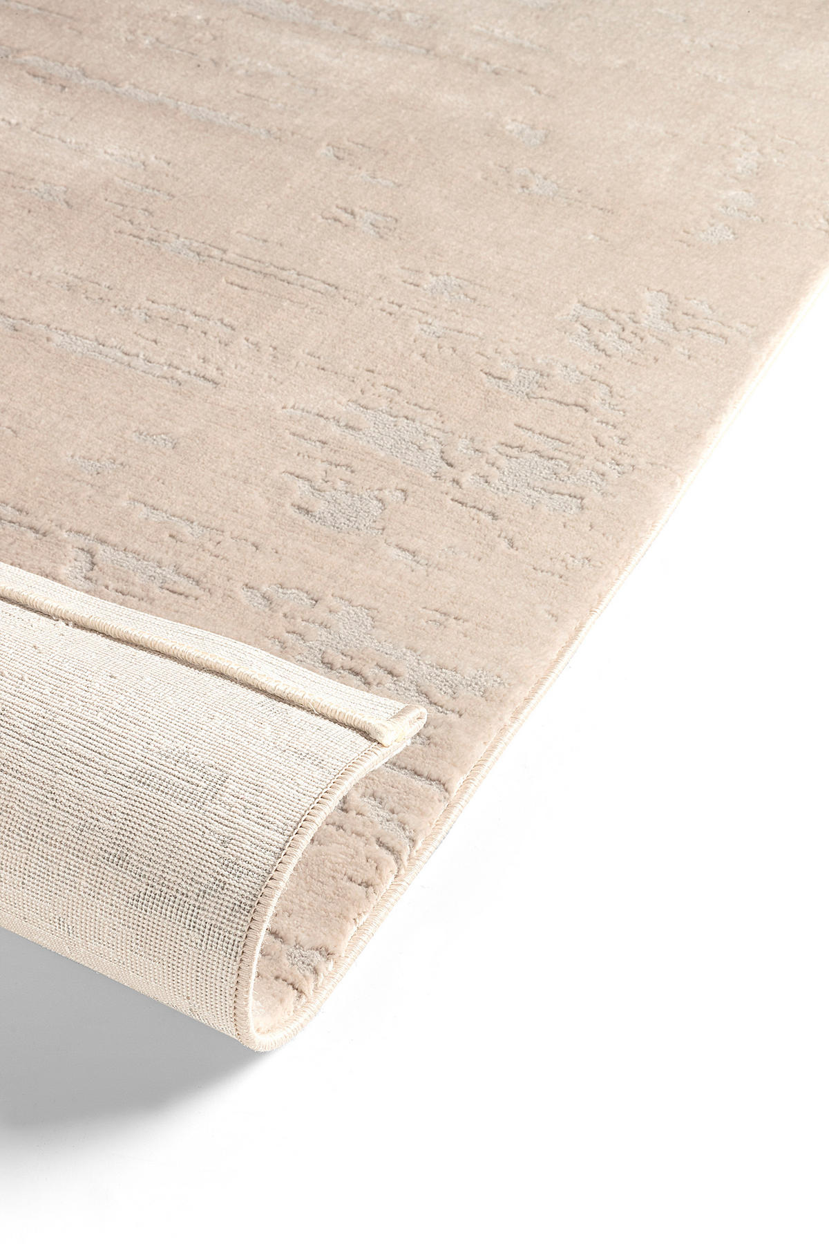 GLANZEFFEKT-TEPPICH Beige 80x200 cm - Beige, Textil (80/200cm) - Tesso Living