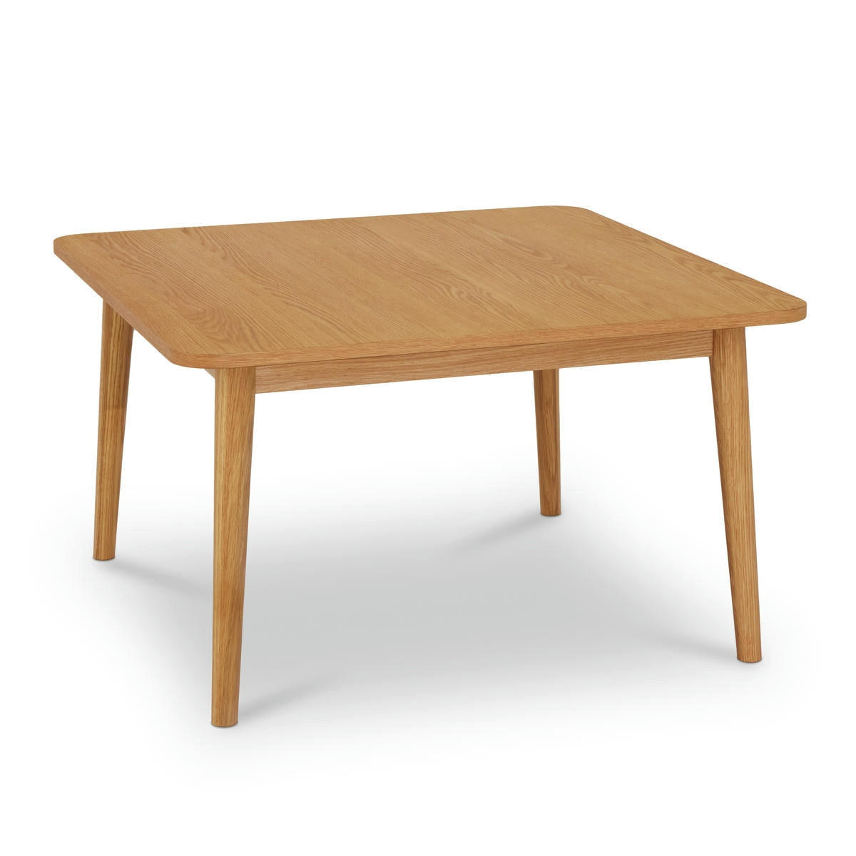COUCHTISCH quadratisch Eiche massiv 90/90/52 cm - Eichefarben/Braun, Holz/Holzwerkstoff (90/90/52cm) - Furnhouse