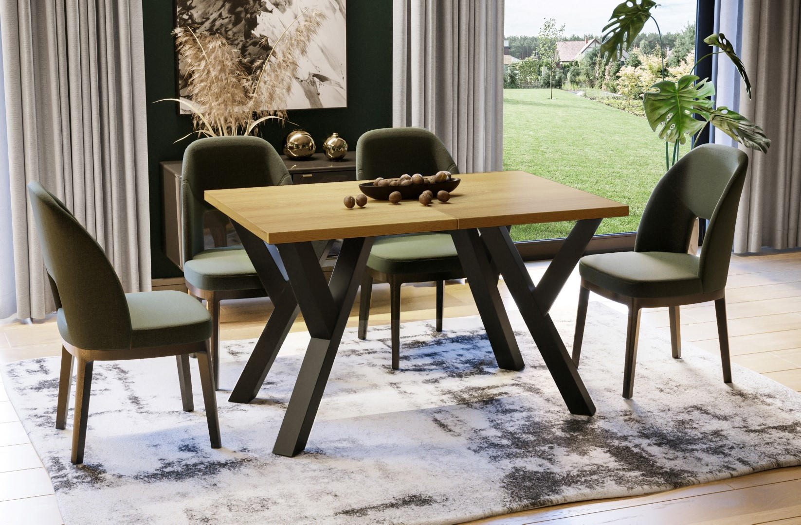 ESSTISCH Pier ausziehbar bis 210 cm - Eichefarben, Holzwerkstoff (130/80/76cm) - Endo-Moebel