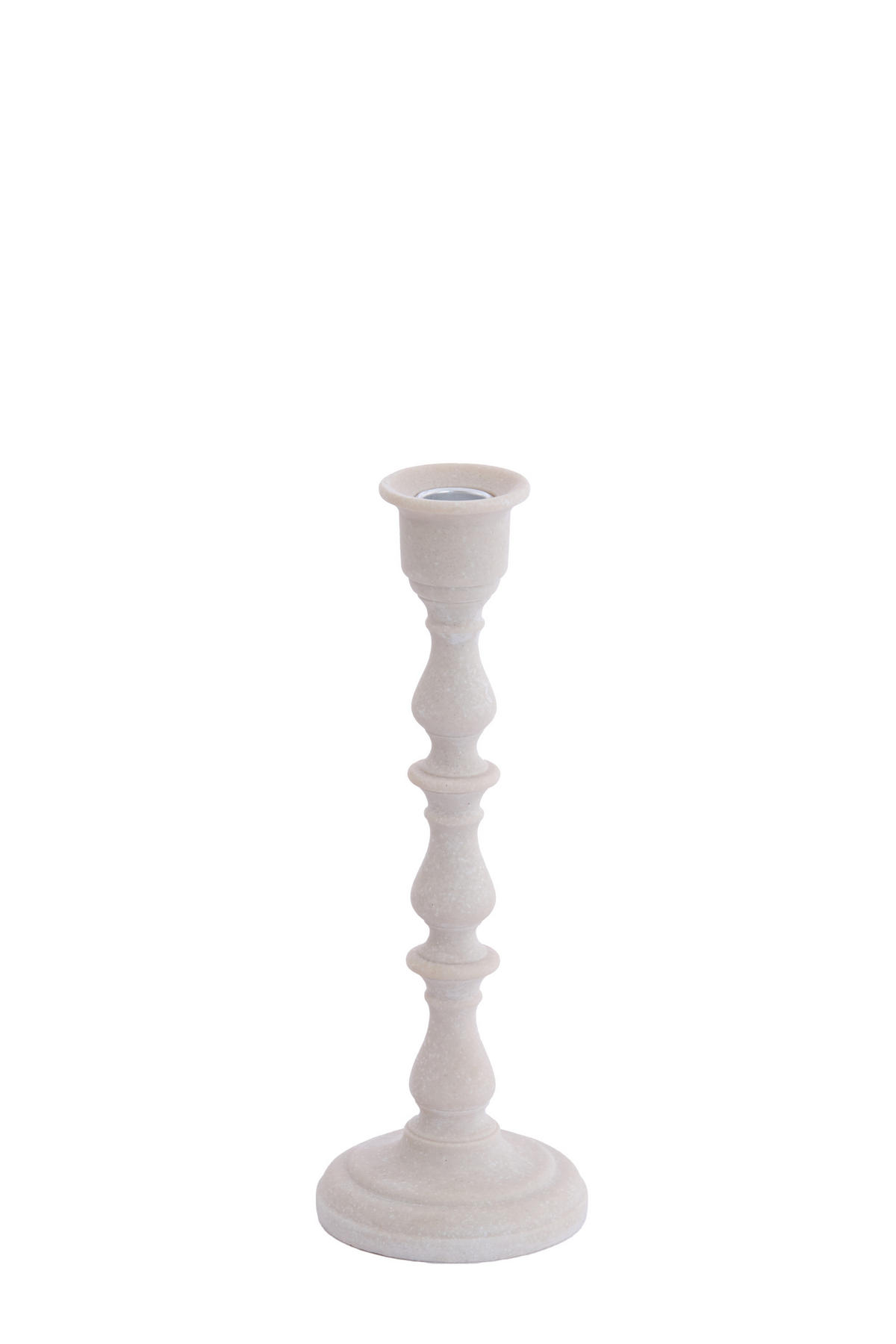 KERZENSTÄNDER Samora - Weiß - 10/10/27.5 cm - Weiß, Kunststoff (10/27.5/10cm) - Light & Living