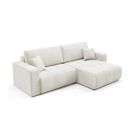 ECKSOFA Giulia 3 Sitzplätze Weiß - Weiß, Holz (244/149cm) - Petits-meubles