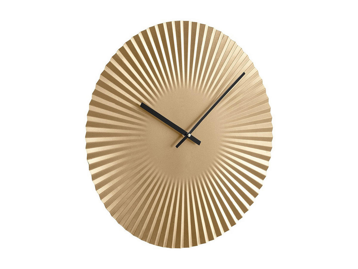 UHR - 50 cm x 4.5 cm - metall - goldfarben Felinar - Goldfarben, Metall (50/50/4.5cm) - Vente-Unique
