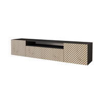 LOWBOARD SENI-W 200x40x41 cm - Schwarz / Artisan - Schwarz, Holzwerkstoff (200/40/41cm) - ALTDECOR
