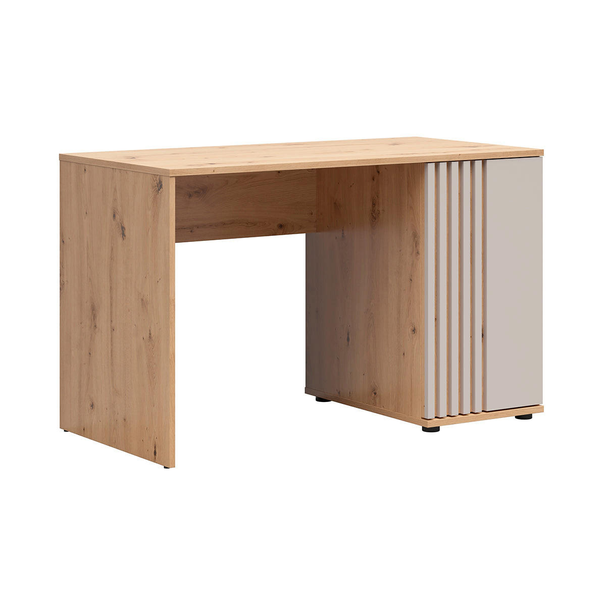 PÍSACÍ STÔL Ezra Kašmír - béžová, kompozitné drevo (120/60/76.5cm) - Petits-meubles