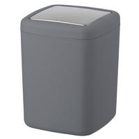 BADEZIMMERKORB kleiner Korb auf Totengröße S Barcelona 15/15/20 cm - Anthrazit, Kunststoff (15/20/15cm) - Wenko