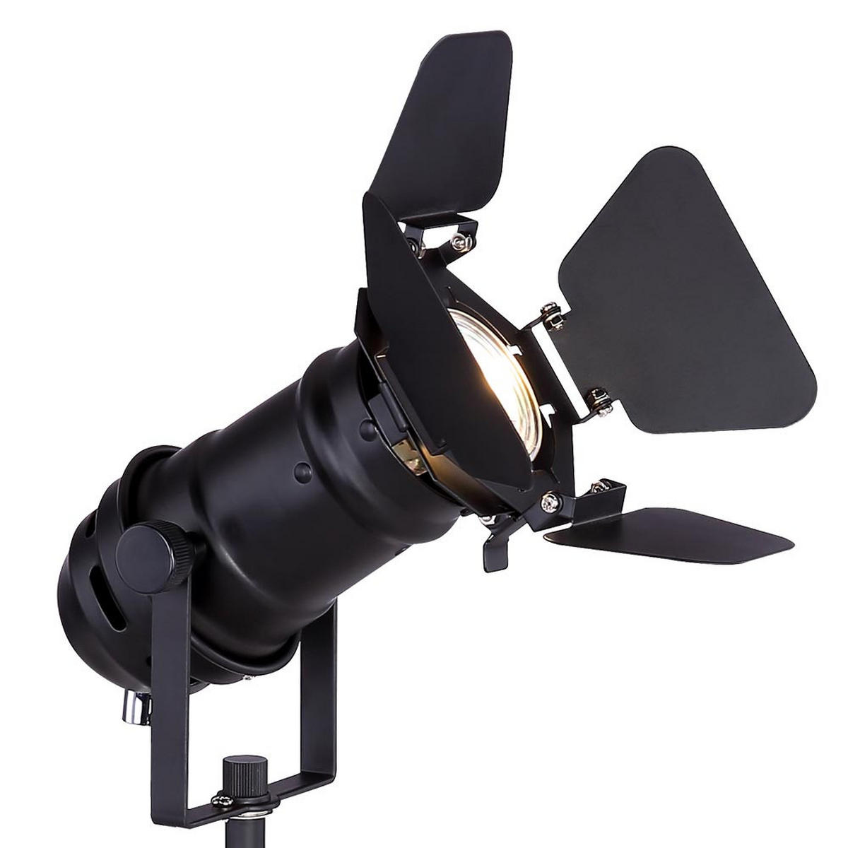 LED TISCHLEUCHTE Kunststoff Weiß - Weiß, Metall (27.5/24/48.5cm) - Globo Lighting