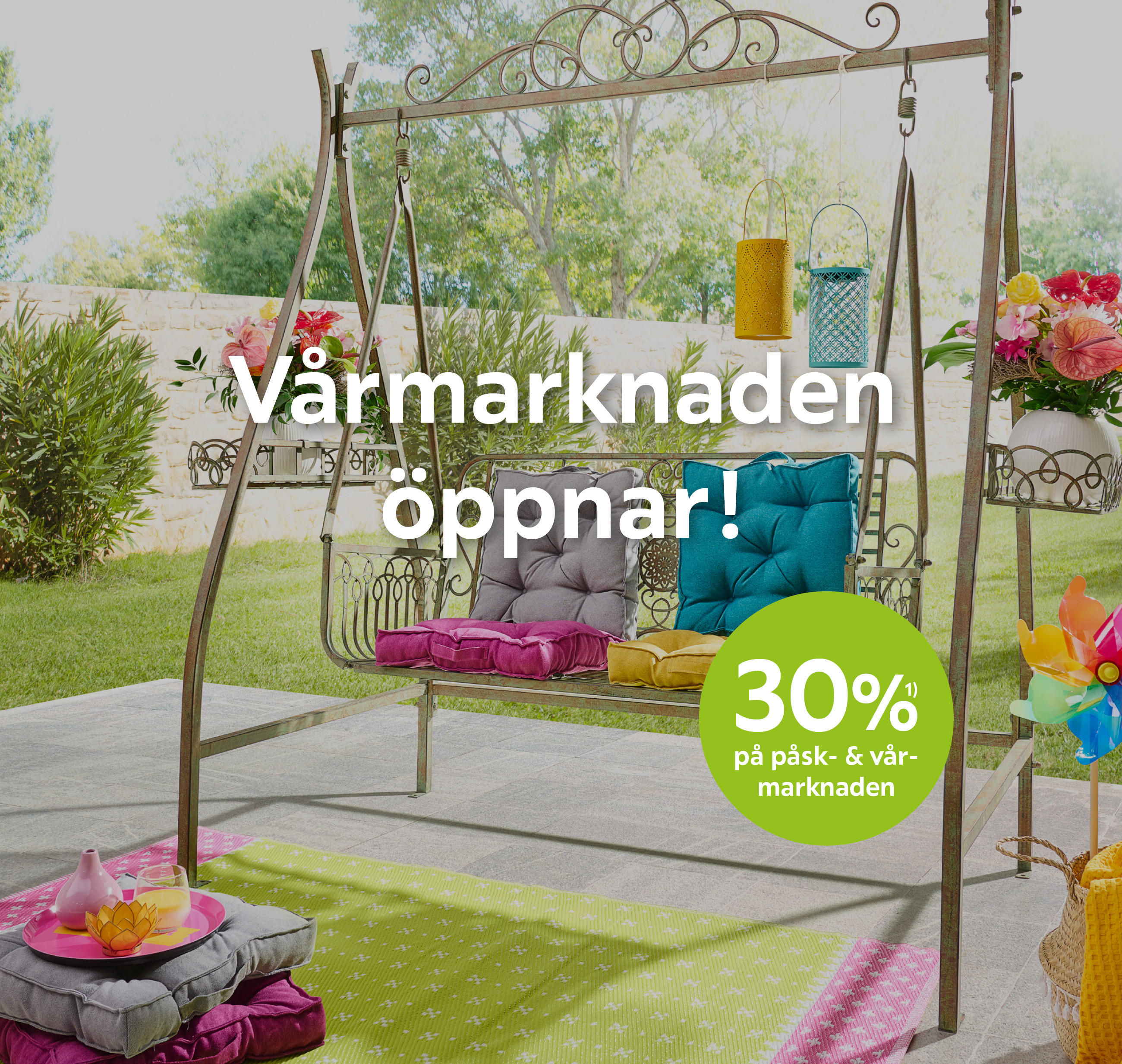 Vårmarknaden öppnar!