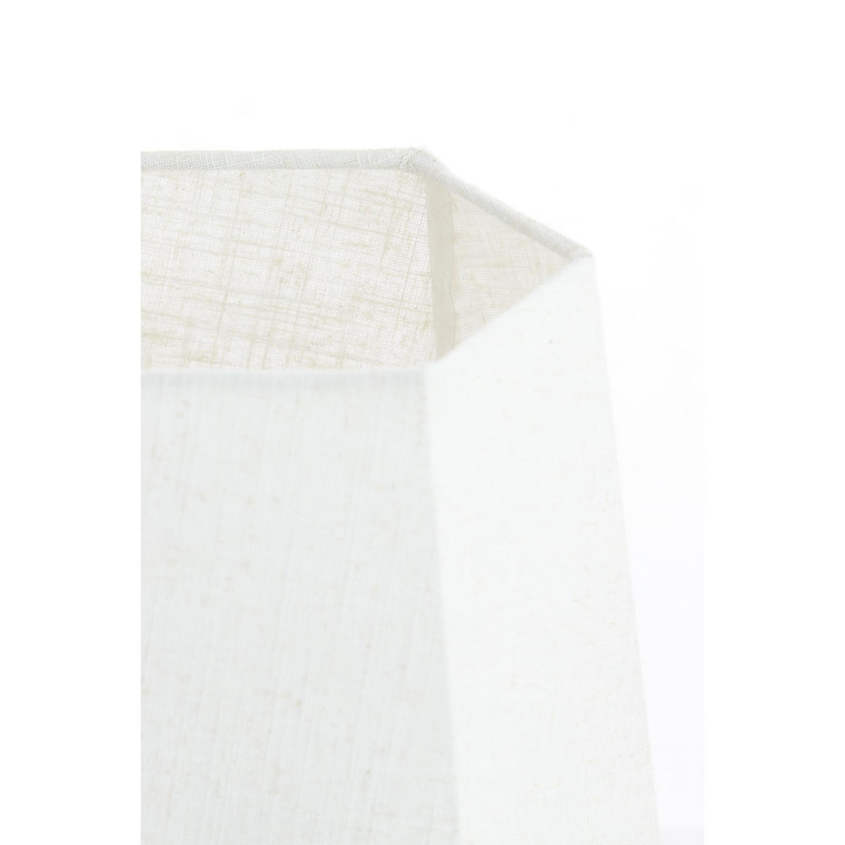 TISCHLAMPE Musabo Weiß 25/25/49 cm - Weiß, Textil (25/25/49cm) - Light & Living